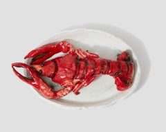 "Lobster on Plate" -- Sculpture by Jenny Day