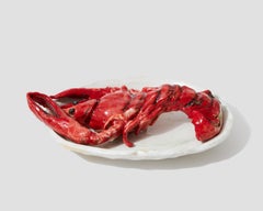 "Langosta en plato" -- Escultura de Jenny Day
