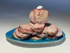 "Assiette de macarons" -- Sculpture de Jenny Day