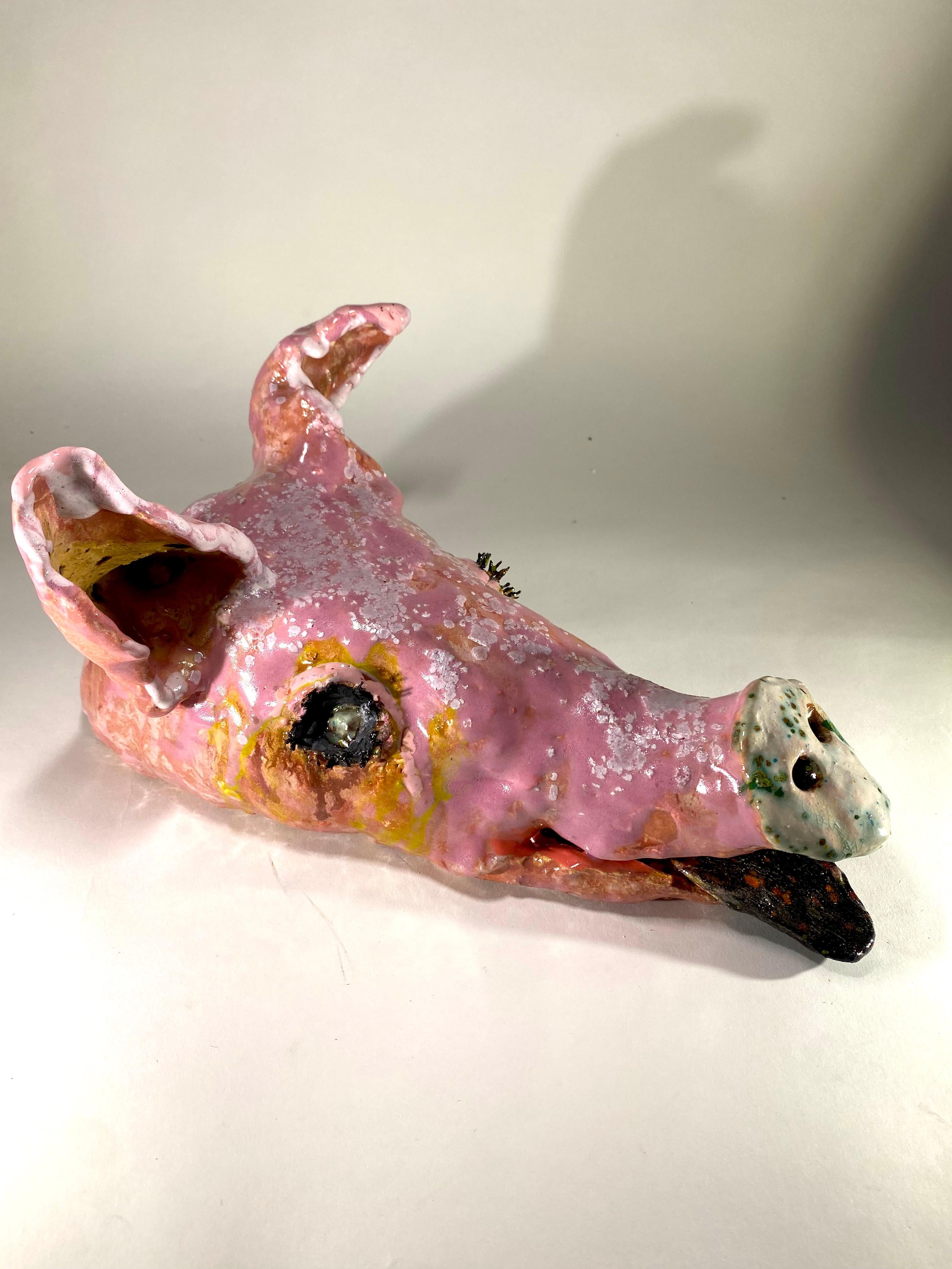 „Pig Head“ -- Skulptur von Jenny Day im Angebot 3