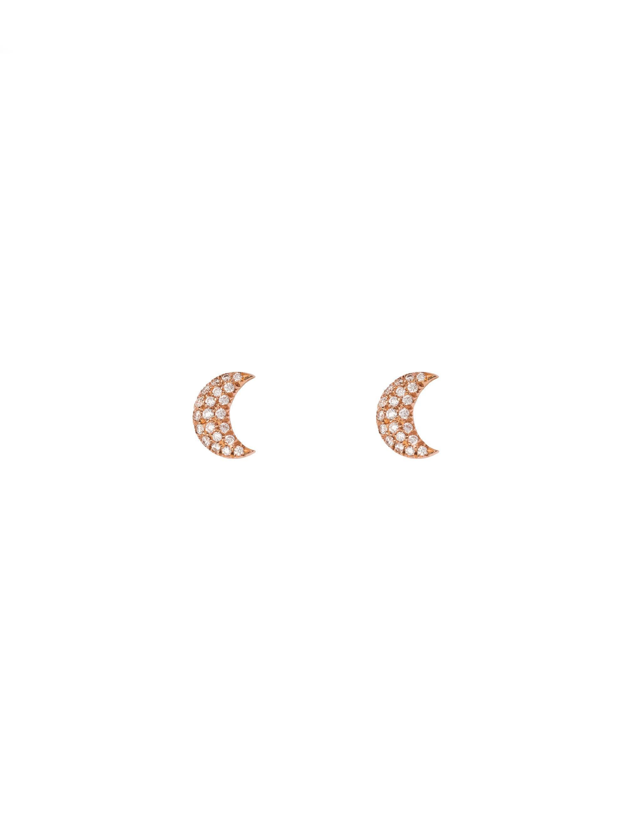 Pair of Celaeno Earrings

18kt rose gold, 0.21 ct White Diamonds, 2.12 gr total gold.
Add the Asterope ear chain in Opal or Turquoise to complete your cosmic look!
Handmade in Italy.
*Due to Covid-19 situation, we may have delivery delays.

Item