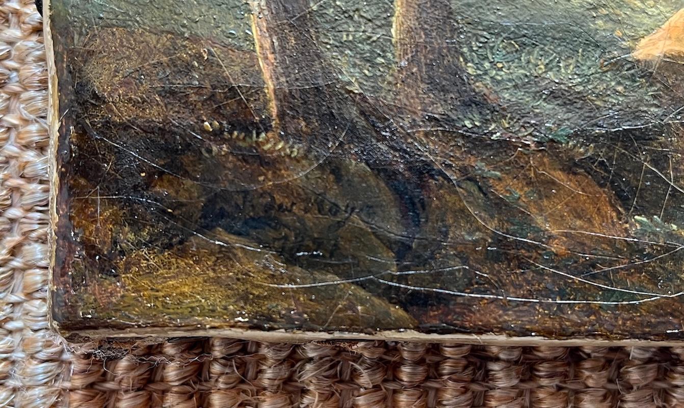 Neoclassical landscape - French School Painting by Jenny des ROYS