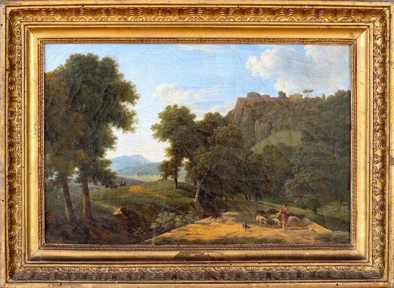 Jenny des ROYS Figurative Painting - Neoclassical landscape