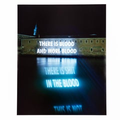 Jenny Holzer ""There Is Blood"" (Il y a du sang) 