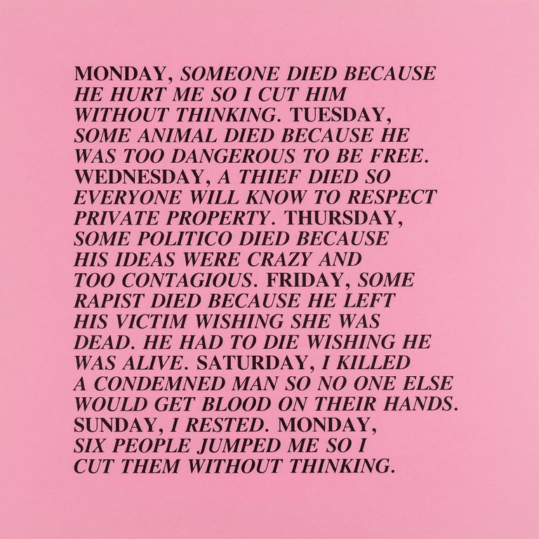 Jenny holzer inflammatory essays analysis picture