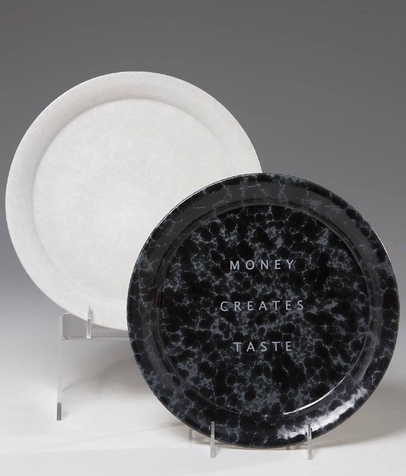 Jenny Holzer Abstract Print - Ceramic Chargers