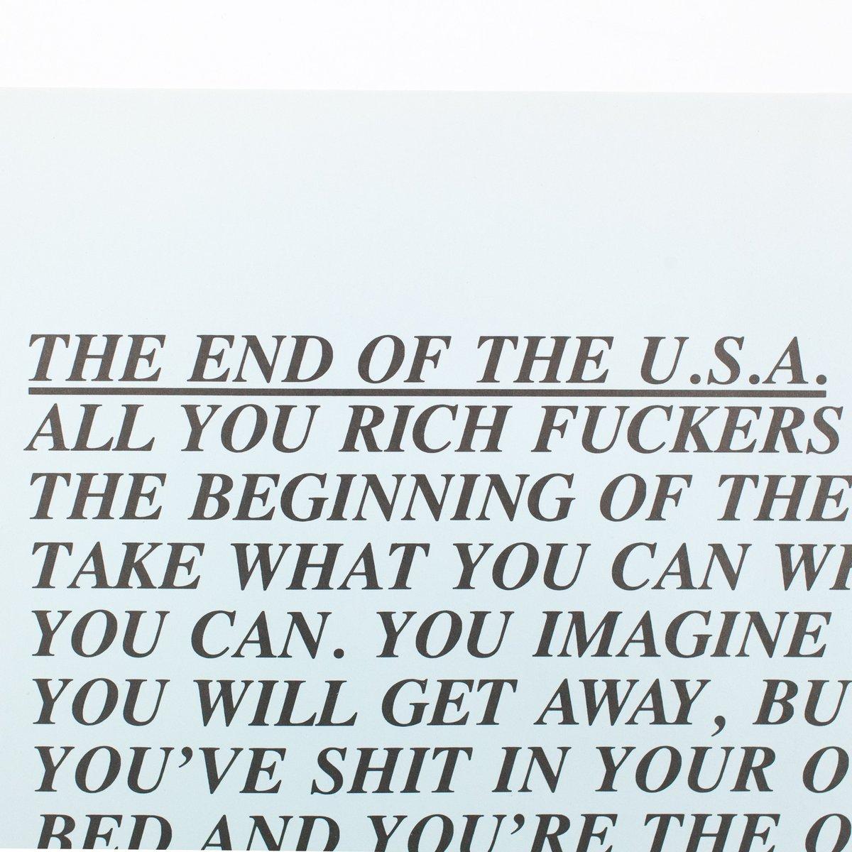 Jenny Holzer is one of the most important and original artists of the 20th century.

Her body of work, with an emphasis on text, is consistently provocative and occasionally frightening, manipulating the language of both pop culture and government