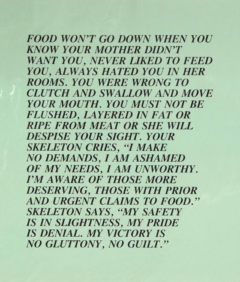 Jenny Holzer is one of the most important and original artists of the 20th century.

Her body of work, with its emphasis on text, is provocative and occasionally frightening, manipulating the language of folk wisdom, pop culture and government