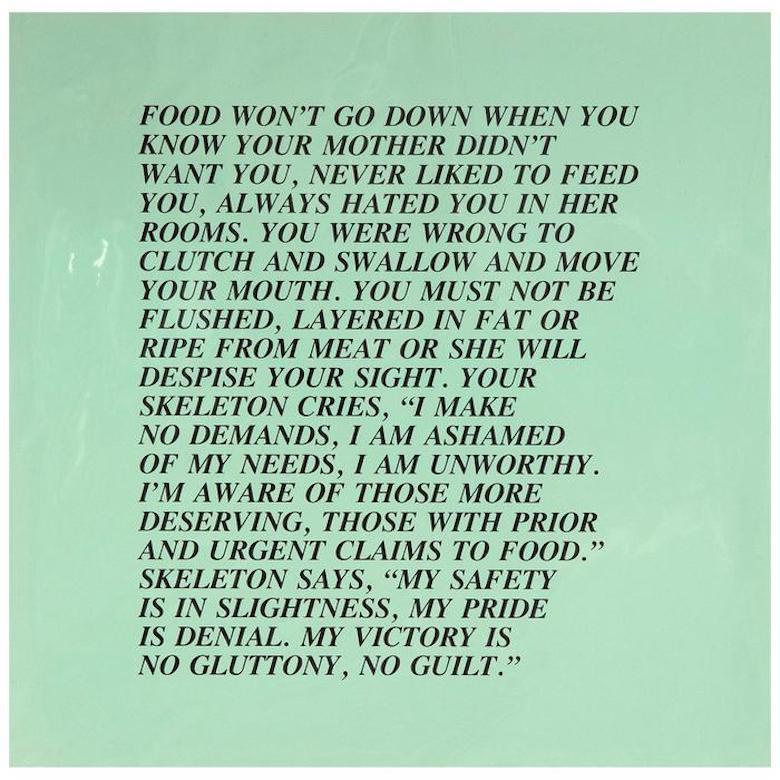 Food, "Inflammatory Essay" (from Documenta 1982) - Print by Jenny Holzer