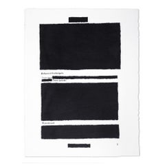Jenny Holzer - Enhanced Techniques 3, 2012, Signed Print, Redaction Paintings