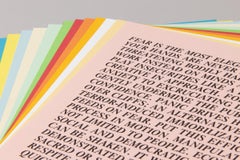 Jenny Holzer, Inflammatory Essays (douze œuvres) - 12 tirages de 1982