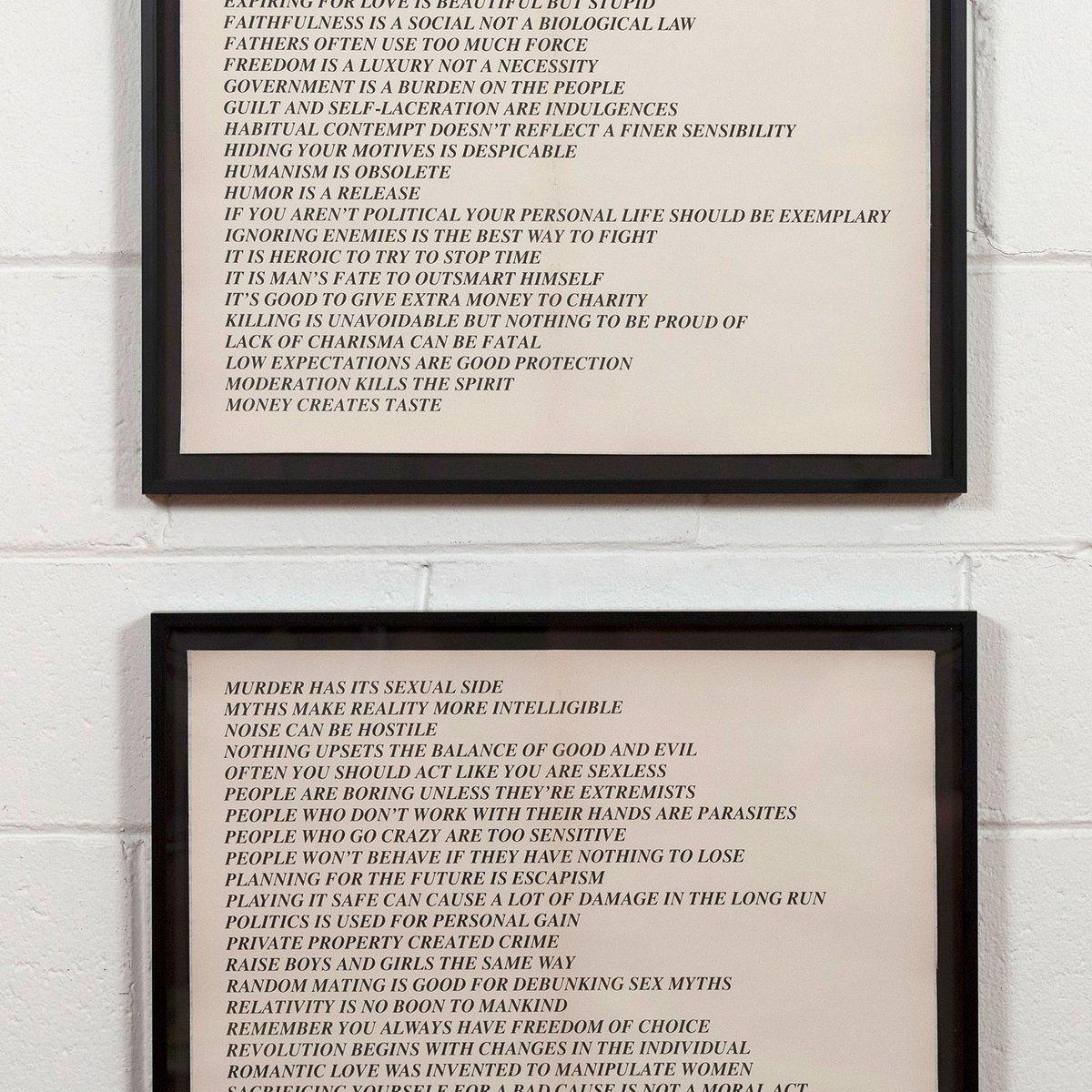 In 1982 Jenny Holzer, who was at the beginning of her career, was invited to Toronto by A-Space to do one of her ground-breaking public 