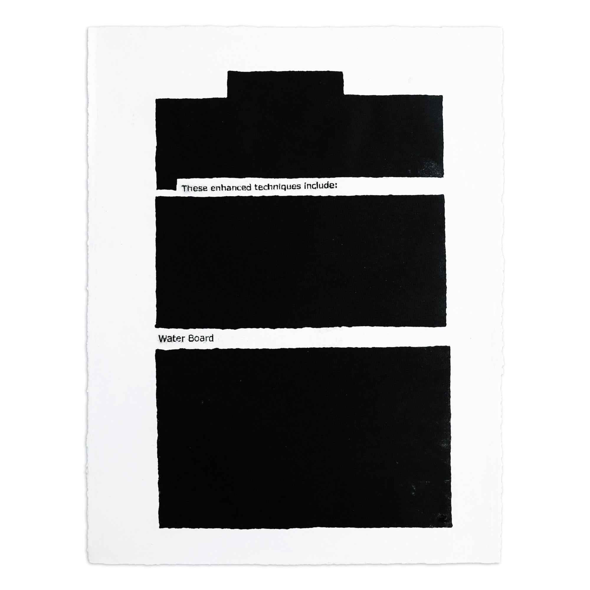Jenny Holzer Interior Print - These Enhanced Techniques, Abstract Art, Contemporary Art, 21st Century