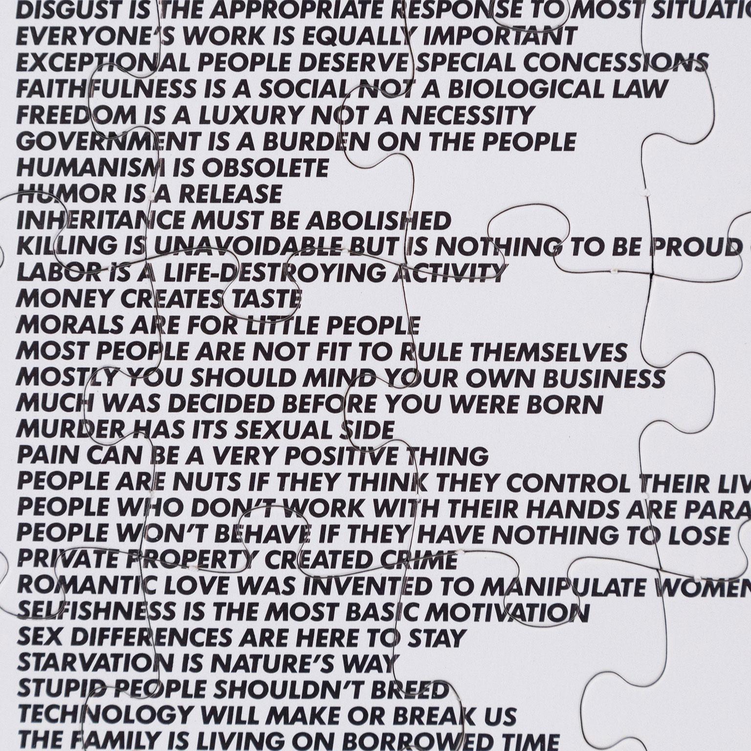 Truisms Puzzle 1