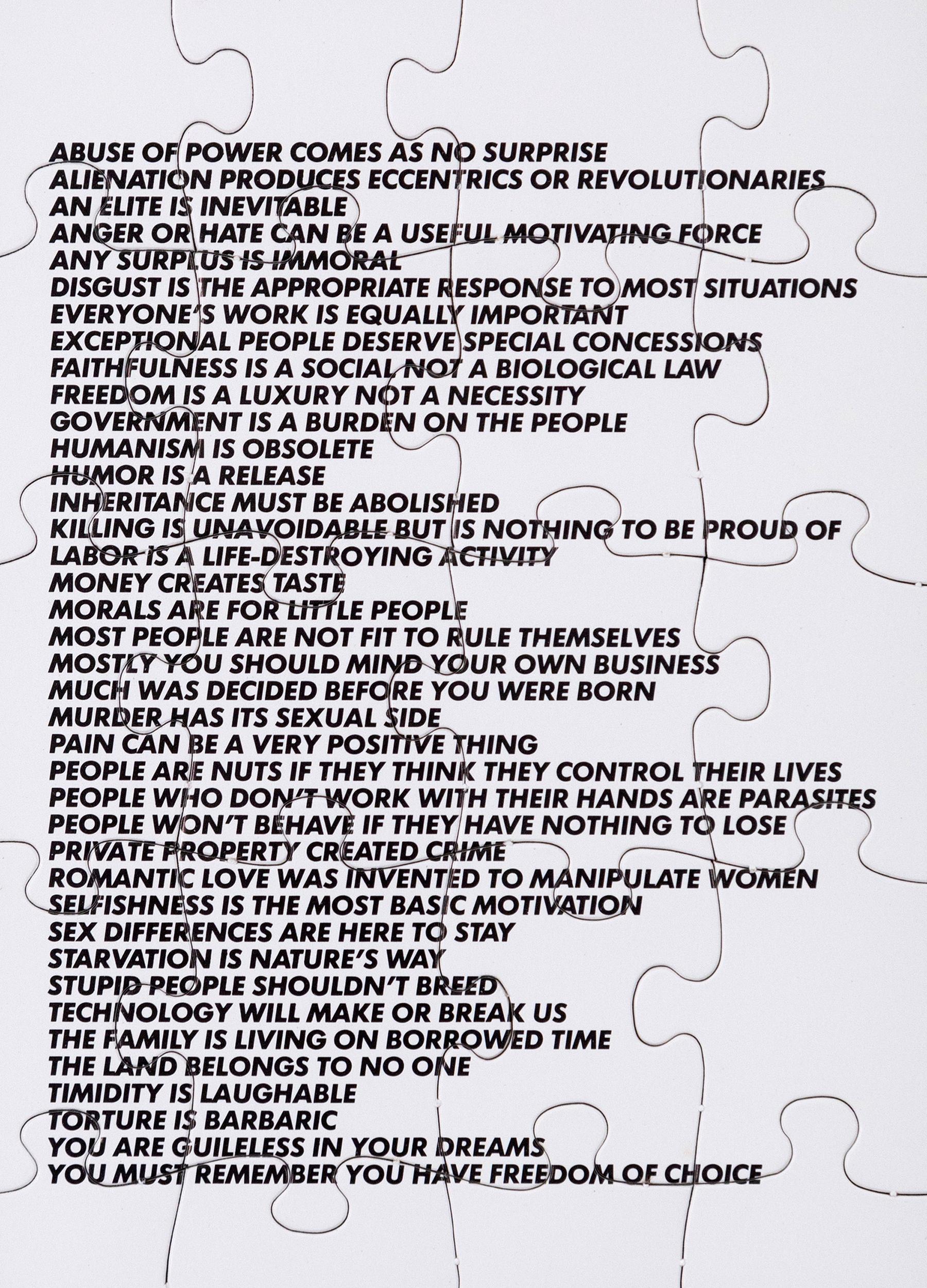 Truisms Puzzle 3