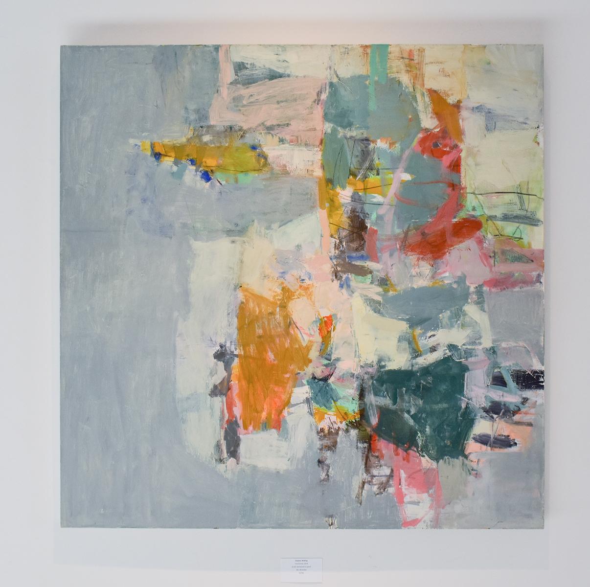 Il mare ha risolto il problema (pittura a olio su tela in stile espressionista astratto) - Painting Espressionismo astratto di Jenny Nelson