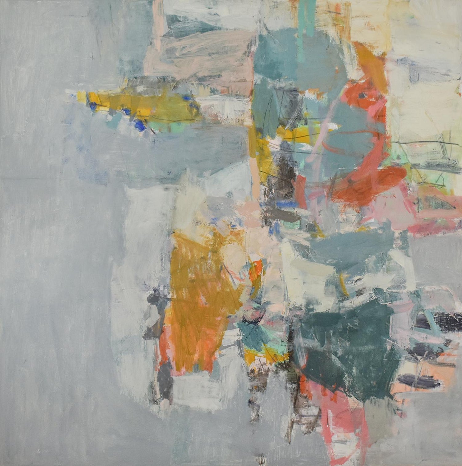 Jenny Nelson The Sea Sorted It Out Abstract Expressionist Style
