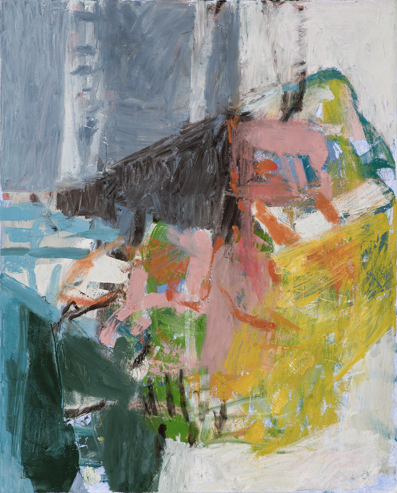 Cosa so di questo luogo 1 (Pittura espressionista astratta su tela) - Painting di Jenny Nelson