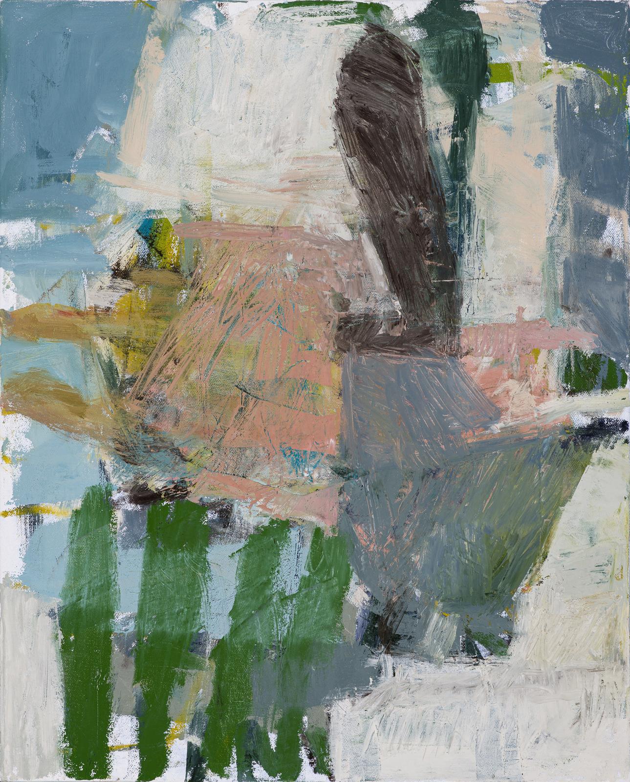 Abstract Painting di Jenny Nelson - Cosa so di questo posto 5 (Pittura espressionista astratta su tela)