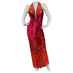 Jenny Packham 007 "The World is Not Enough" Sequin Embellished Evening Dress NEW