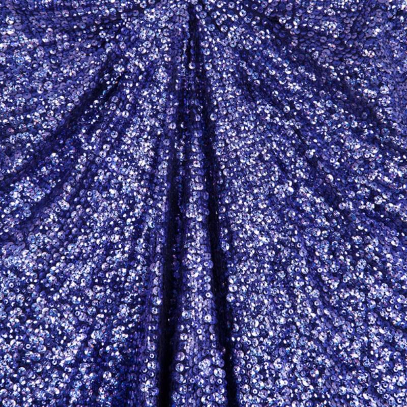 Jenny Packham Blue Embellished Gown M 3