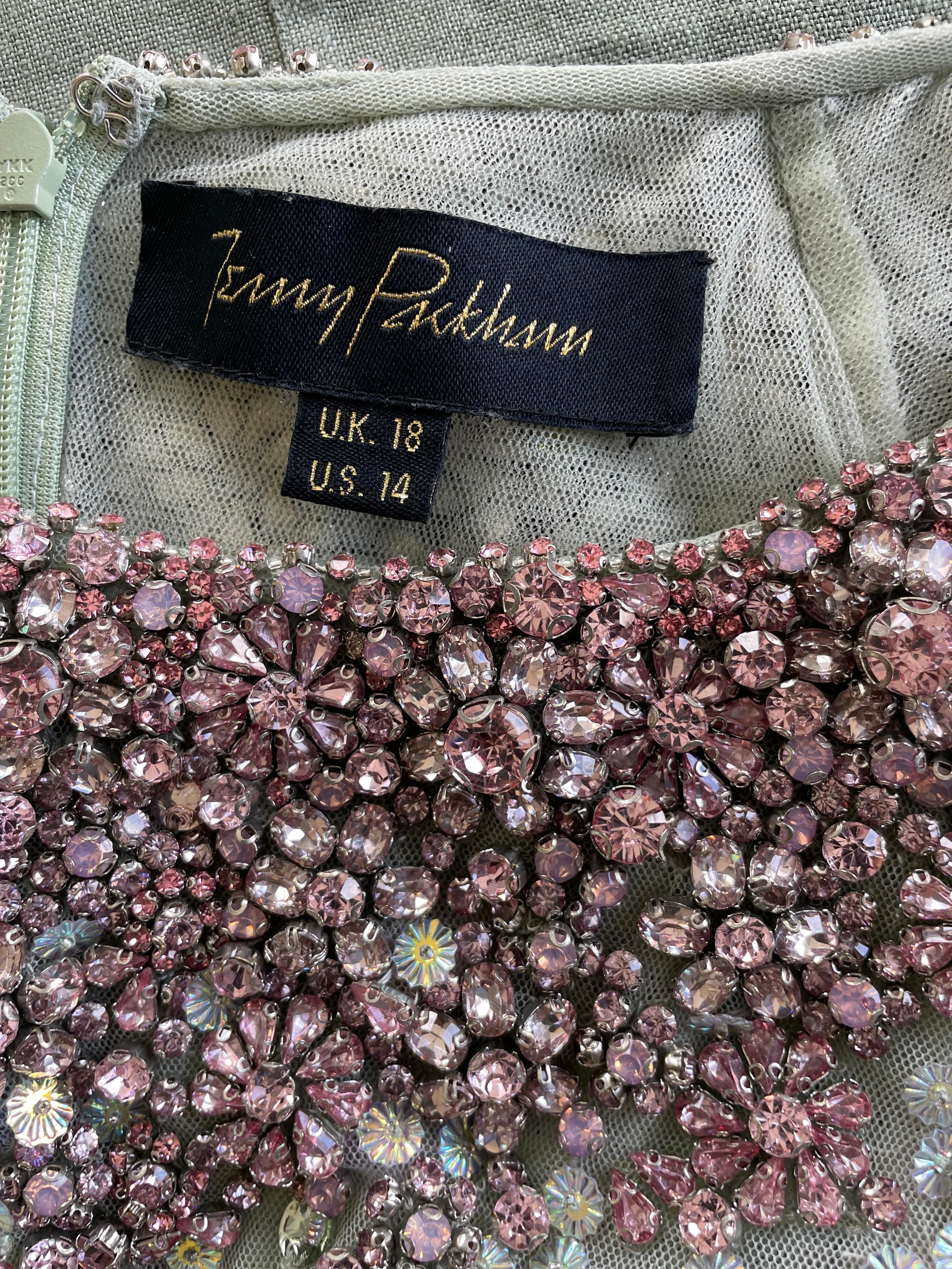 Jenny Packham Verschönertes „Elizabeth“ Umhang-Abendkleid, aktuelle Saison $5449 14 im Angebot 2