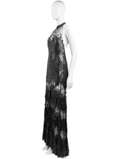 Jenny Packham Herbst 2008 Langes Kleid mit Pailletten