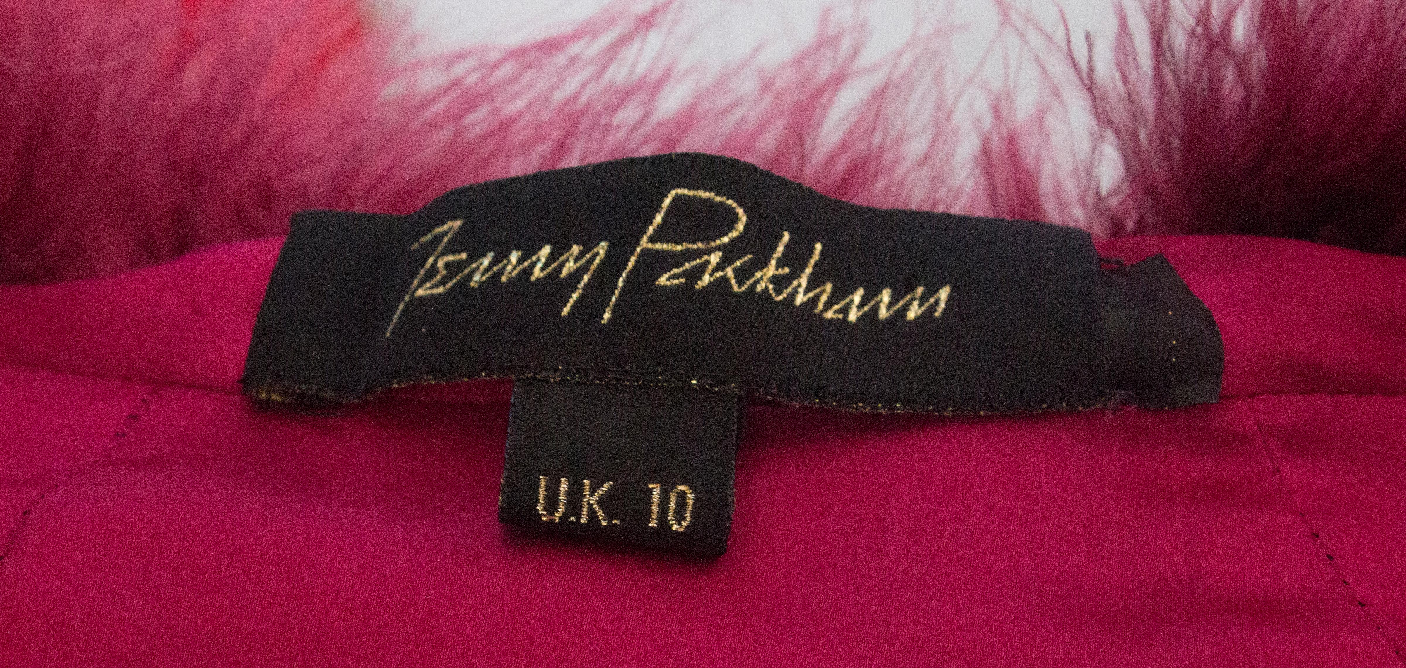 Black Jenny Packham Feather Shrug For Sale