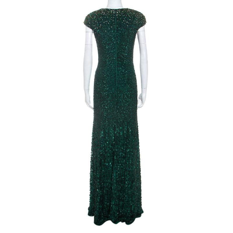 jenny packham green gown