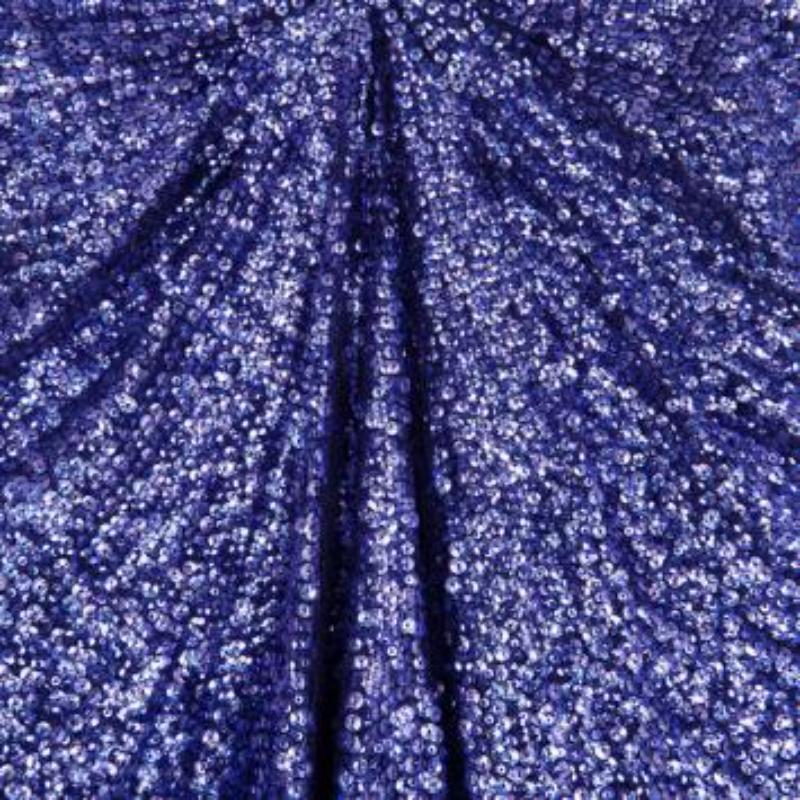Violet Jenny Packham Purple Sequin Halter Neck Gown M