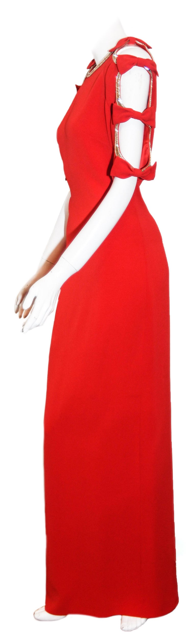 jenny packham red gown