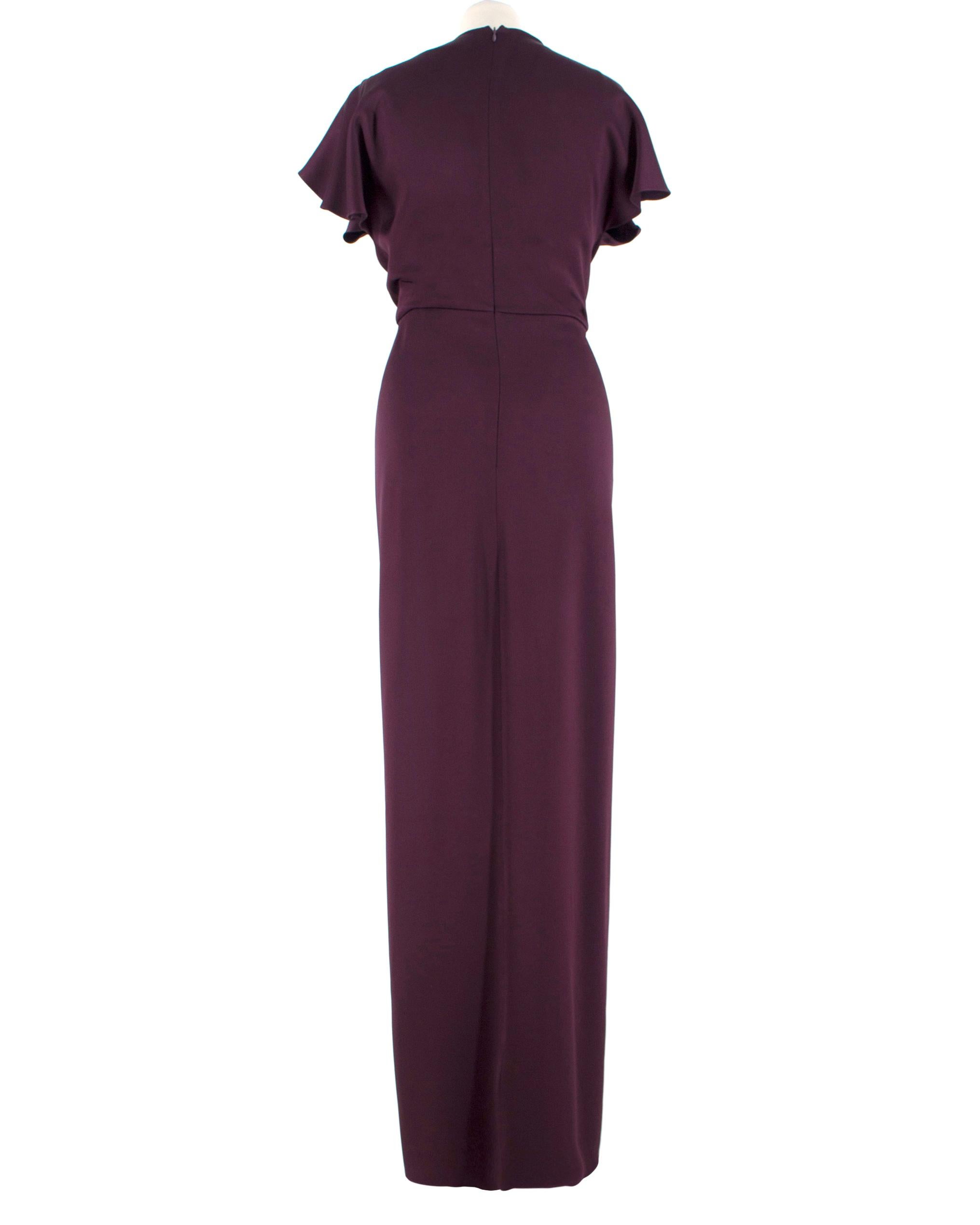 jenny packham purple dress