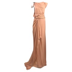 Jenny Packham Spring 2011 Look 13 Long chiffon terracotta dress