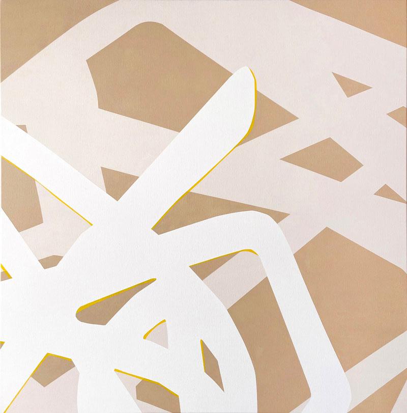 Jenny Phillips Abstract Painting - Switching Lines