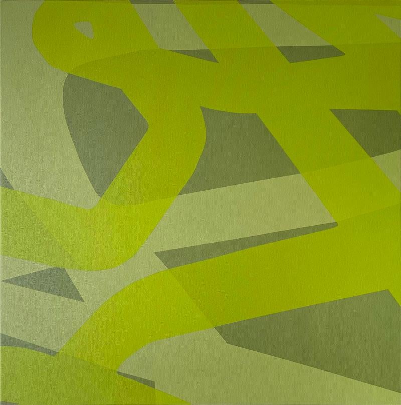 Jenny Phillips Abstract Painting – Unter dem Vordach