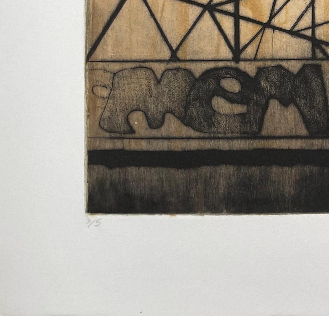 Drypoint and monotype, signed and numbered by the artist.

Robinson has been honored as the recipient of the Mario Avati Gravure Laureate Award from the Academie des Beaux Arts in Paris. The award includes a solo Exhibition at the Pavillon Comtesse