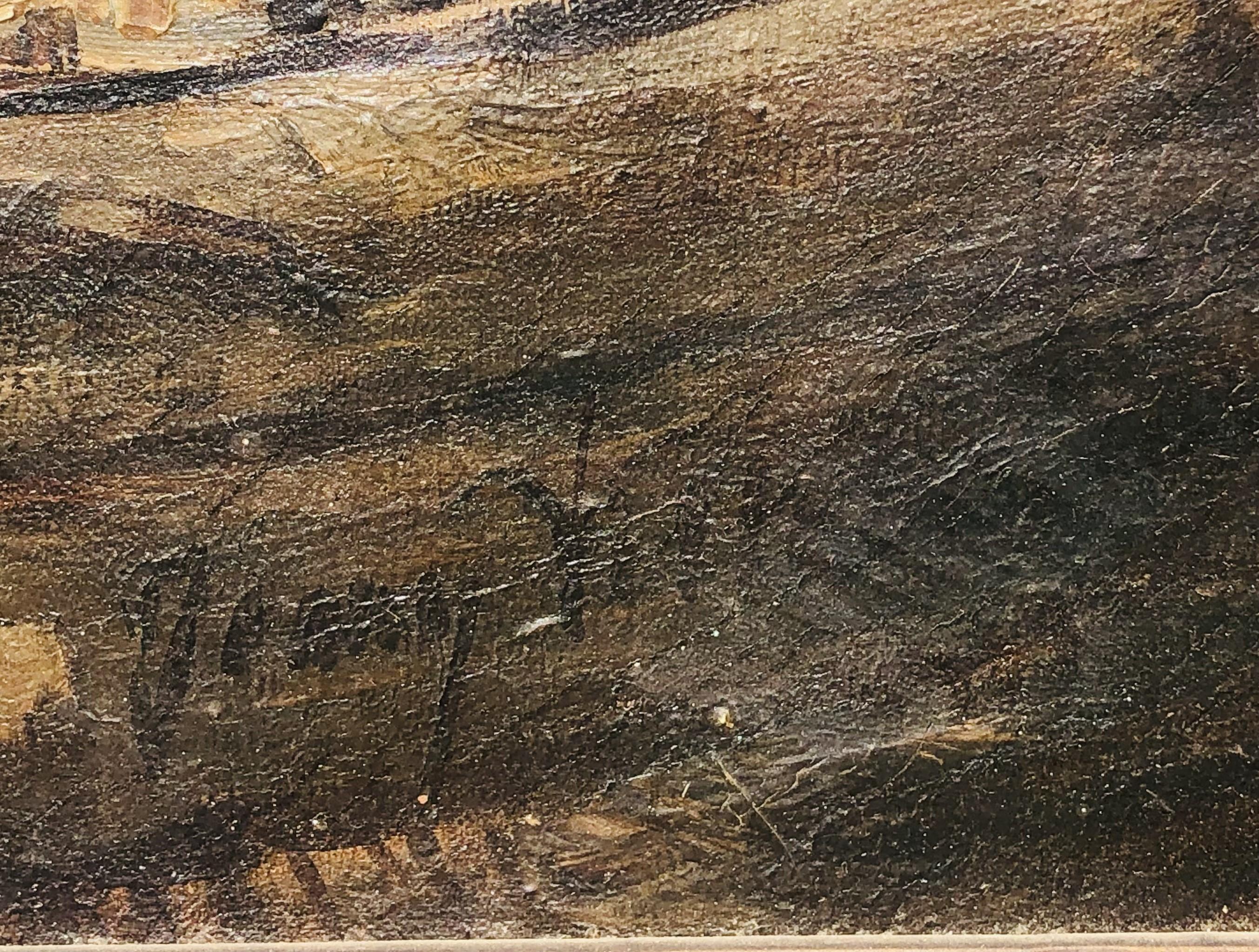 Important Musée Nature morte à l'huile française du 19ème siècle Jenny Villebesseyx en vente 2