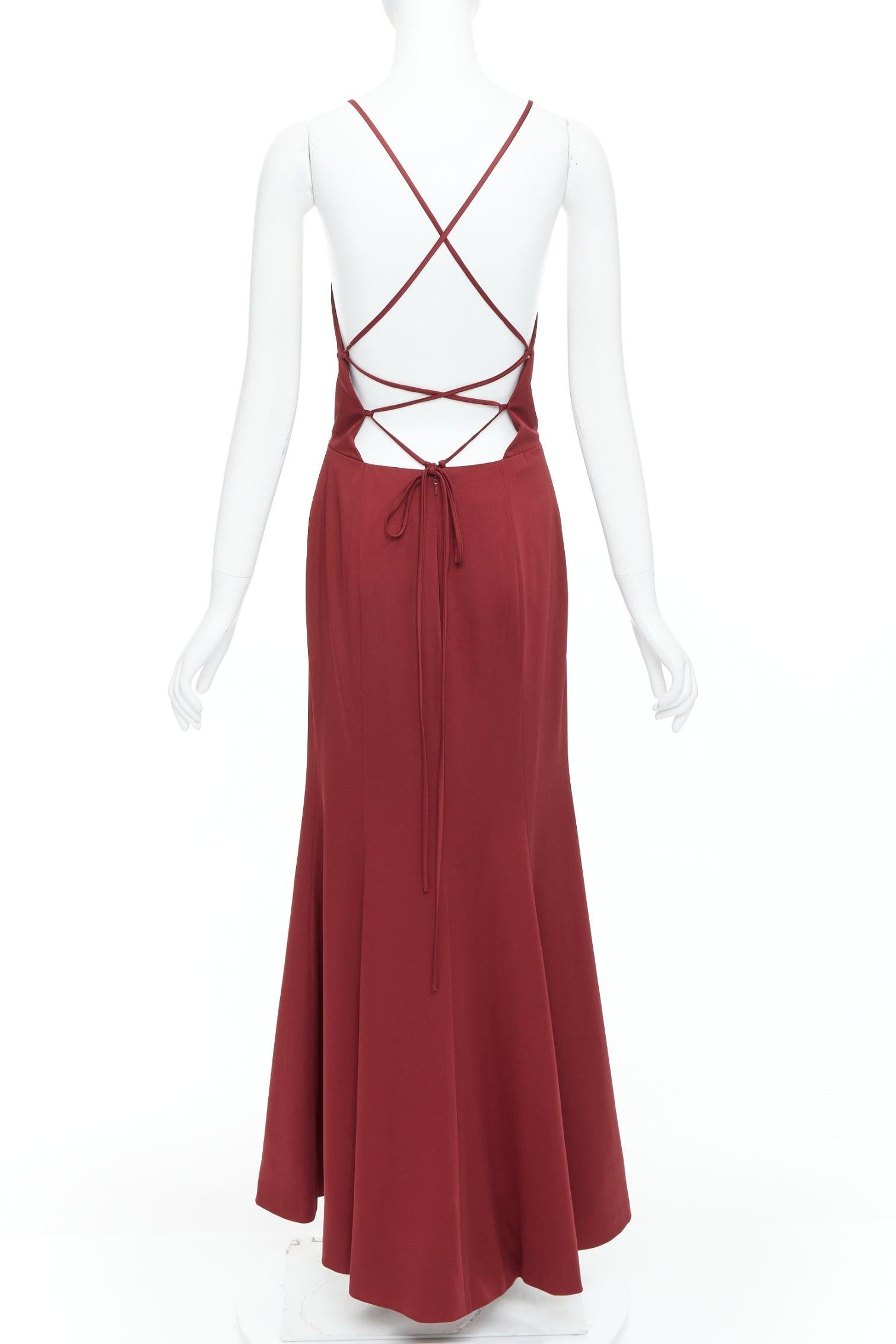 JENNY YOO rot Satin Halfter Spitze bis zurück fit flare lange Kleid US4 S
Referenz: JACG/A00213
Marke: Jenny Yoo
MATERIAL: Polyester, Gemisch
Farbe: Rot
Muster: Solide
Verschluss: Schnürung
Innenfutter: Roter Stoff
Zusätzliche Details: Details am