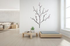 Perched on the Tree of Life - Abstract Figurative Large Wall Sculpture