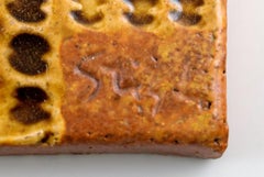 Jens Birkemose, Well Listed Danish Artist, Large Dish, Glazed Pottery