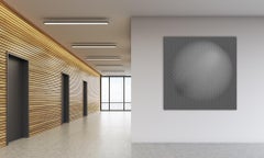 Pittura digitale astratta "Sfondamento monopolare