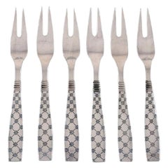 jens custom meats Jens H. Quistgaard, Denmark, Six Star Cold Meat Forks