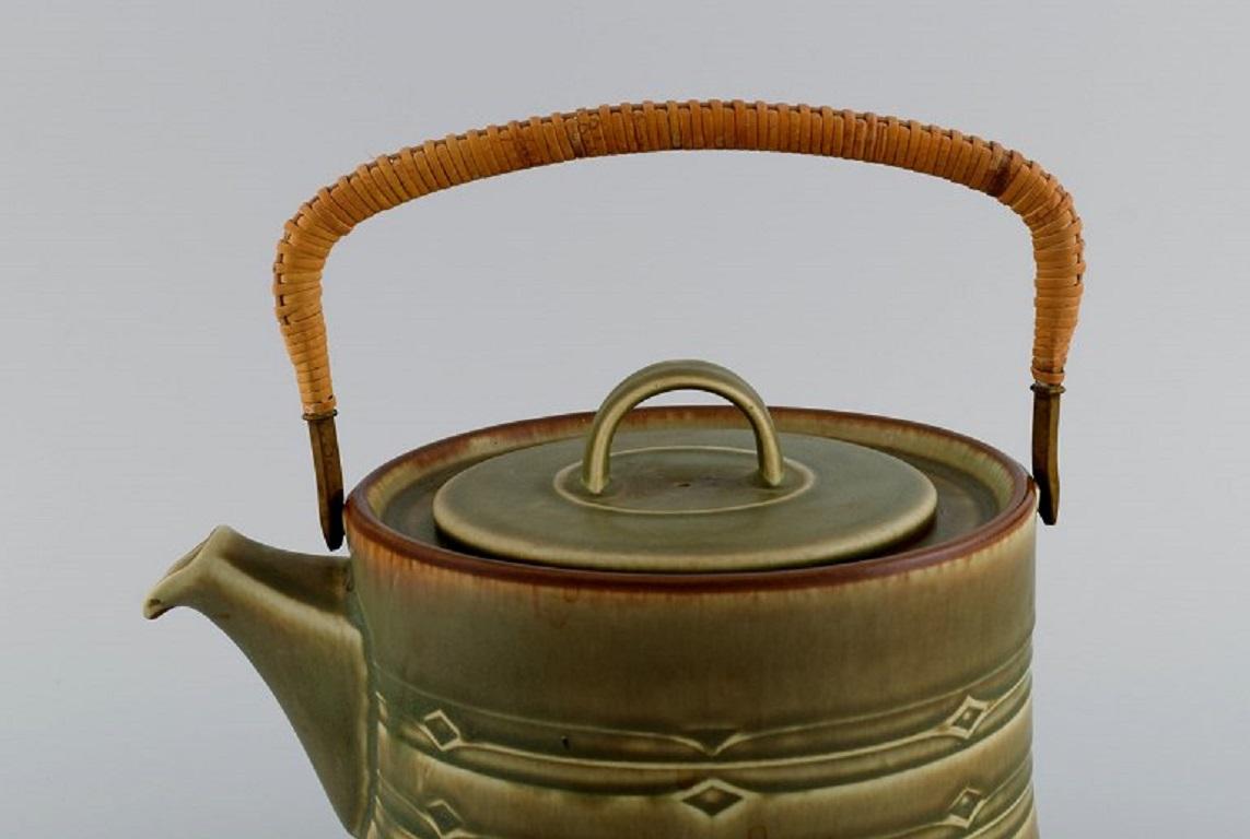 Glazed Jens H. Quistgaard for Bing & Grøndahl, Rune Teapot, 1960s/70s For Sale