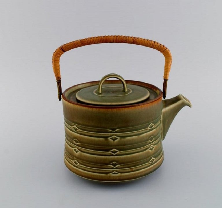 Mid-20th Century Jens H. Quistgaard for Bing & Grøndahl, Rune Teapot, 1960s/70s For Sale