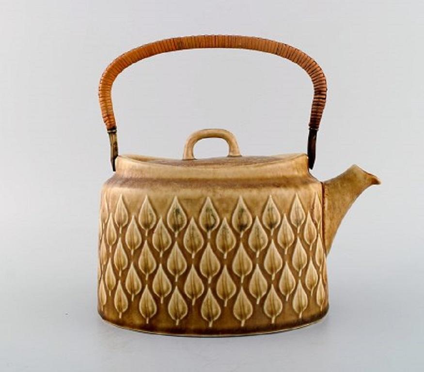 Scandinavian Modern Jens H. Quistgaard for Bing & Grondahl, Relief Teapot, 1960s
