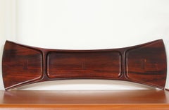 Jens H. Quistgaard "Bow Tie" Palisander Rosewood Tray for Dansk