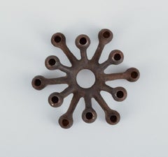 Jens H. Quistgaard, Collection of Eleven Candlesticks in Cast Iron