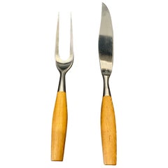 Jens H Quistgaard, Fjord Carving Set in Original Box