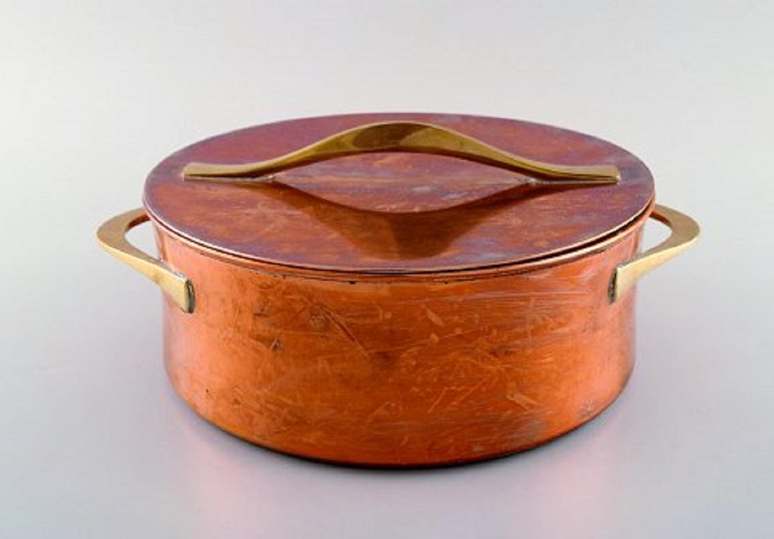 vintage copper fondue pot