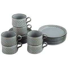 Jens H. Quistgaard for Bing & Grøndahl /Nissen Kronjyden. Cordial coffee set